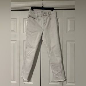 Pistola White Cropped Jeans